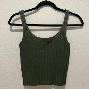 CROP RIBBED TANK